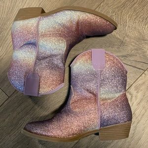 Pink & Purple Ombré Cowgirl Boots